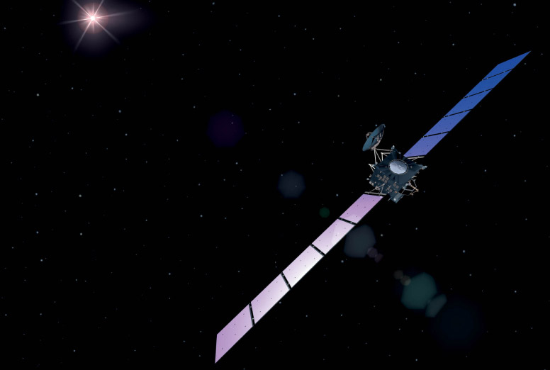 Автоматическая межпланетная станция Rosetta. Источник: ESA, image by AOES Medialab